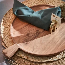 CASA Acacia Chic Plato Con Asa Natural| Platos