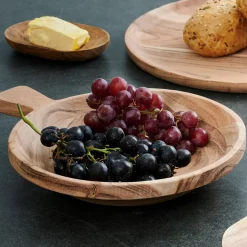 CASA Acacia Chic Plato Hondo Con Asa Natural| Platos