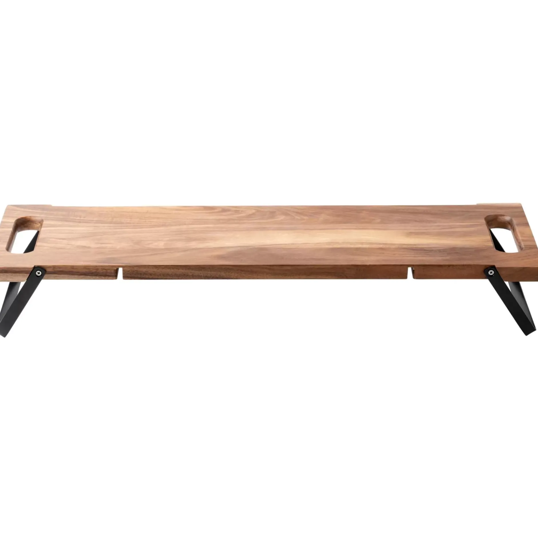 CASA Acacia Lux Tabla Para Servir Negro, Natural| Fuentes Para Servir