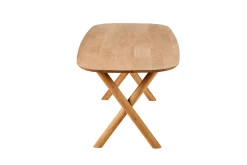 CASA Acacia Mesa De Comedor Con Patas En X| Mesa De Comedor