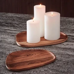 CASA Acacia Style Fuente Natural| Fuentes Para Servir