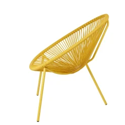 CASA Acapulco Silla Lounge Amarillo| Sillas Lounge