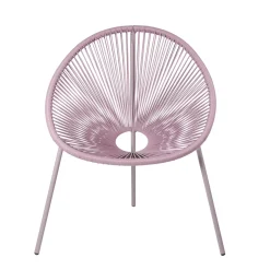 CASA Acapulco Silla Lounge Morado| Sillas Lounge