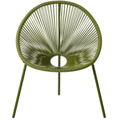CASA Acapulco Silla Lounge Verde| Sillas Lounge