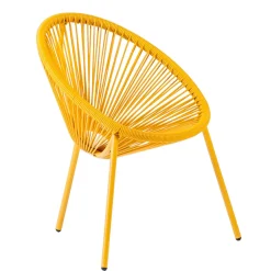 CASA Acapulco Silla Para Ninos Amarillo| Sillas Infantiles
