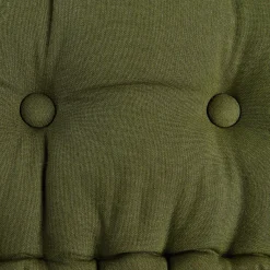 CASA Alda Cojin Colchon Verde Oscuro| Cojines De Asiento