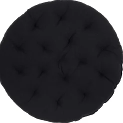 CASA Alda Cojin De Asiento Negro| Cojines De Asiento