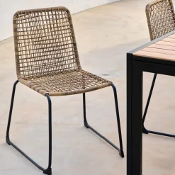 CASA Aleks Silla Natural| Sillas De Jardín