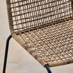 CASA Aleks Silla Natural| Sillas De Jardín