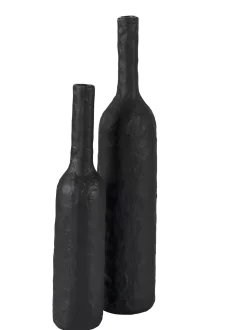 CASA Alu Florero Negro| Floreros