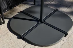CASA Ardois Baldosas De Parasol Juego De 2 Verde| Pies Y Baldosas