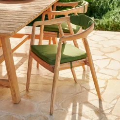 CASA August Cojin De Asiento Verde| Cojines De Jardín