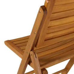CASA Bambam Silla Plegable Natural| Sillas De Jardín