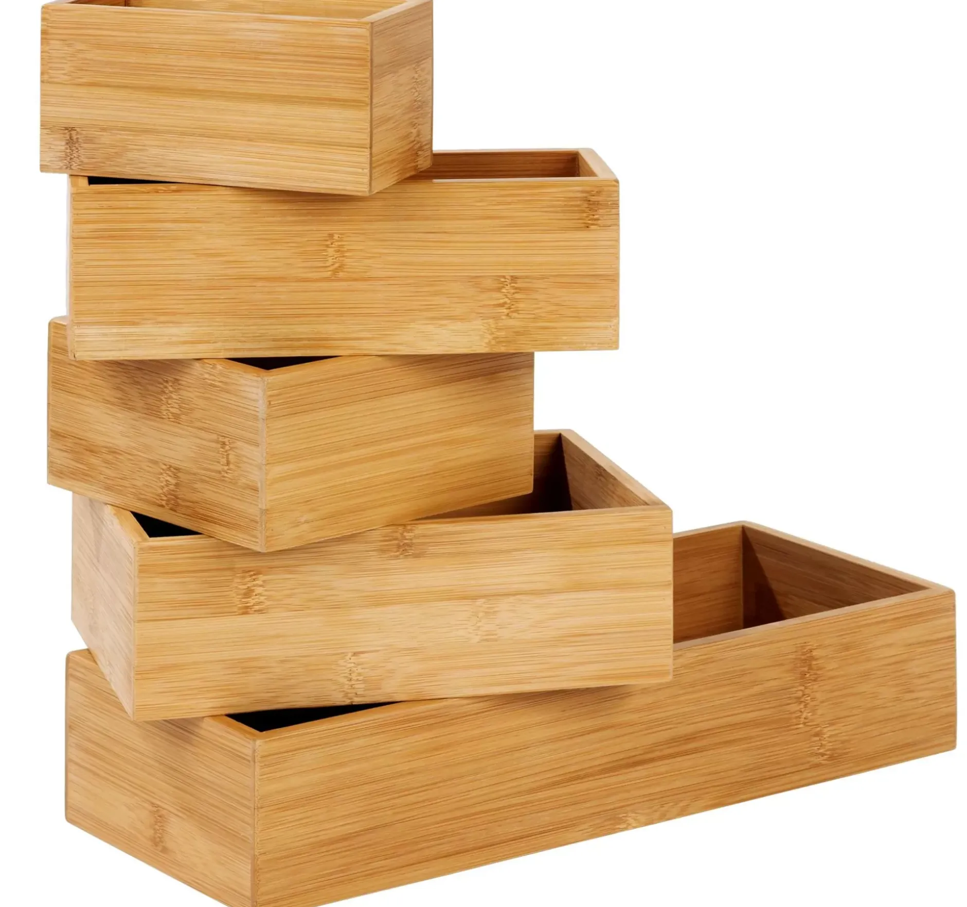 CASA Bamboo Organizador Para Cajon Natural| Accesorios De Cocina