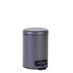 CASA Basic Grey Cubo Con Pedal Gris| Cubos De Basura