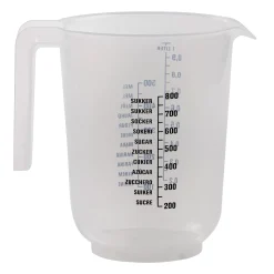 CASA Basic Vaso Graduado Transparente| Instrumentos De Cocina