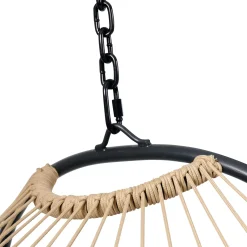CASA Bazai Silla Colgante Con Soporte Negro| Sillas Colgantes