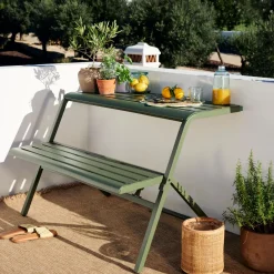 CASA Bergen Mesa Para Balcon Tambien Mesa/Plantas| Conjuntos Para Balcon