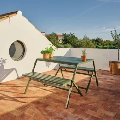CASA Bergen Mesa Para Balcon Tambien Mesa/Plantas| Conjuntos Para Balcon