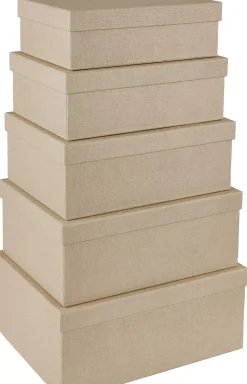 CASA Bigso Caja De Almacenaje Natural| Cajas De Almacenamiento