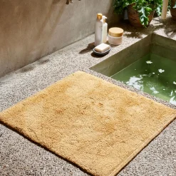 CASA Bio Soft Alfombra De Bano Ocre| Alfombras De Baño