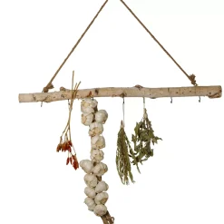 CASA Birch Rama Con 7 Ganchos Natural| Decoracion Colgante