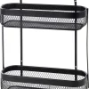 CASA Black Lunar Cesta Ovalada De 2 Piezas Negro| Accesorios De Cocina