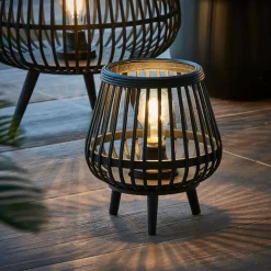 CASA Bloq Lampara Led E27 2X Pila Aa No Incl.| Lamparas De Mesa