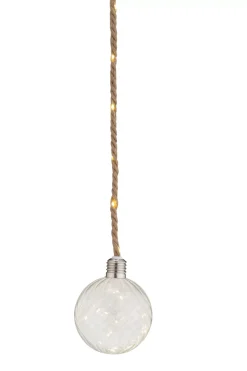CASA Bloxem Bola Decorativa Con 20 Leds Transparente| Lámparas Led
