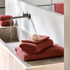 CASA B-Lux Toalla Rojo| Toallas