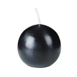 CASA Bola Vela Esferica Negro| Velas