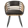 CASA Bones Silla Negro| Sillas De Jardín