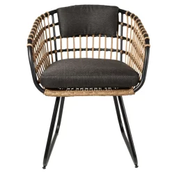 CASA Bones Silla Negro| Sillas De Jardín