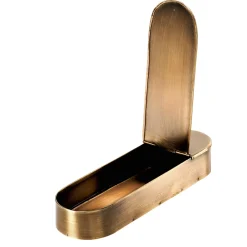 CASA Brass Cubo Basura Mesa Bronceado| Cajas De Almacenamiento