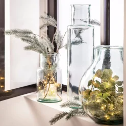 CASA Bulbe Florero Transparente| Floreros