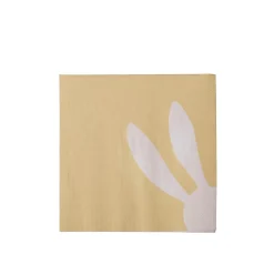 CASA Bunny Paquete De 20 Servilletas Amarillo| Servilletas