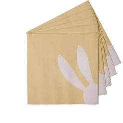 CASA Bunny Paquete De 20 Servilletas Amarillo| Servilletas