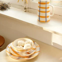 CASA Carey Plato Naranja, Morado| Platos