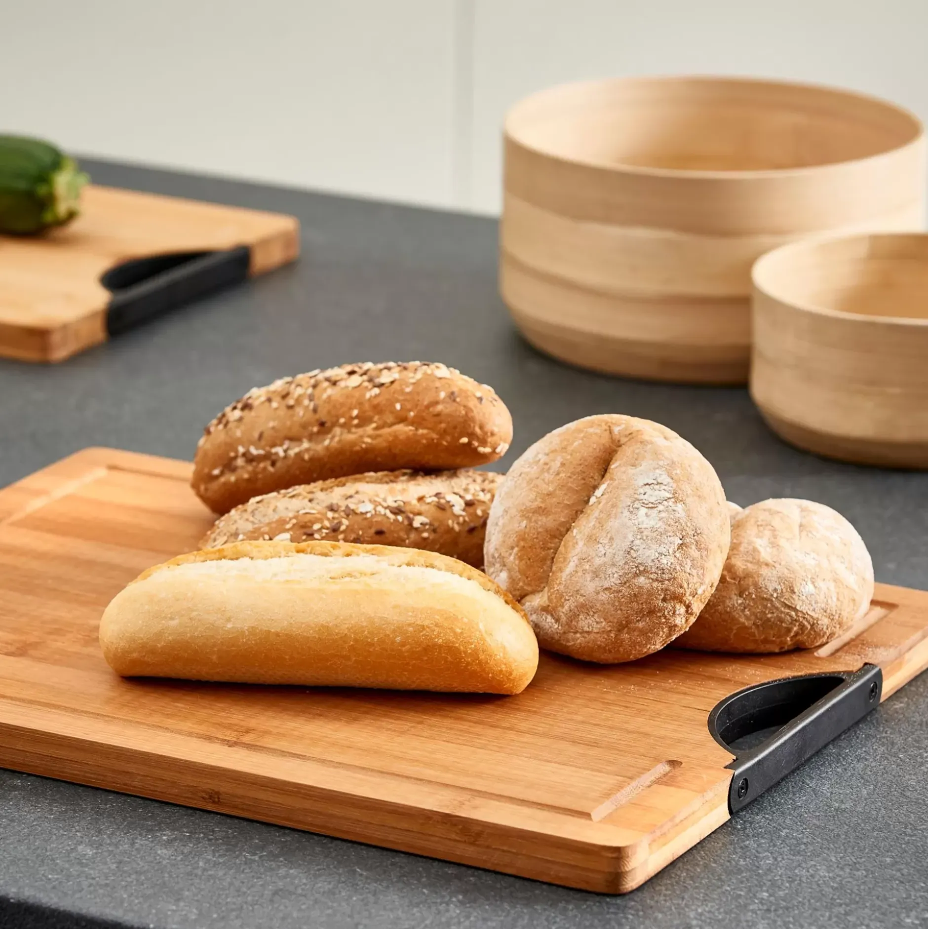 CASA Bamboo Tabla Para Cortar L Natural| Tablas De Cortar