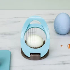 CASA Kitchen Cortador De Huevos Gris, Azul| Instrumentos De Cocina