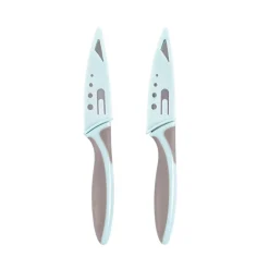 CASA Kitchen Cuchillo Pelador Juego De 2 Gris, Azul| Peladores