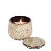 CASA Ceramic Vela En Maceta Azul| Velas