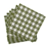 CASA Check Green Paquete De 20 Servilletas Verde| Servilletas