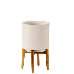 CASA Chiaro Macetero Blanco| Soportes Para Plantas