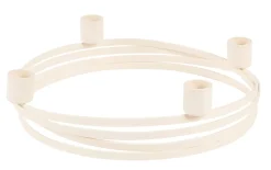 CASA Circle Candelabro Para 4 Velas Blanco| Candelabros