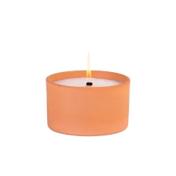 CASA Citronella Bandeja De Terracota Blanco, Verde| Velas Para Exterior