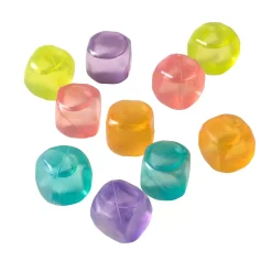 CASA Cocktail Cubitos De Hielo Juego De 10 Mezcla De Colores Varios Colores| Accesorios Coctéles