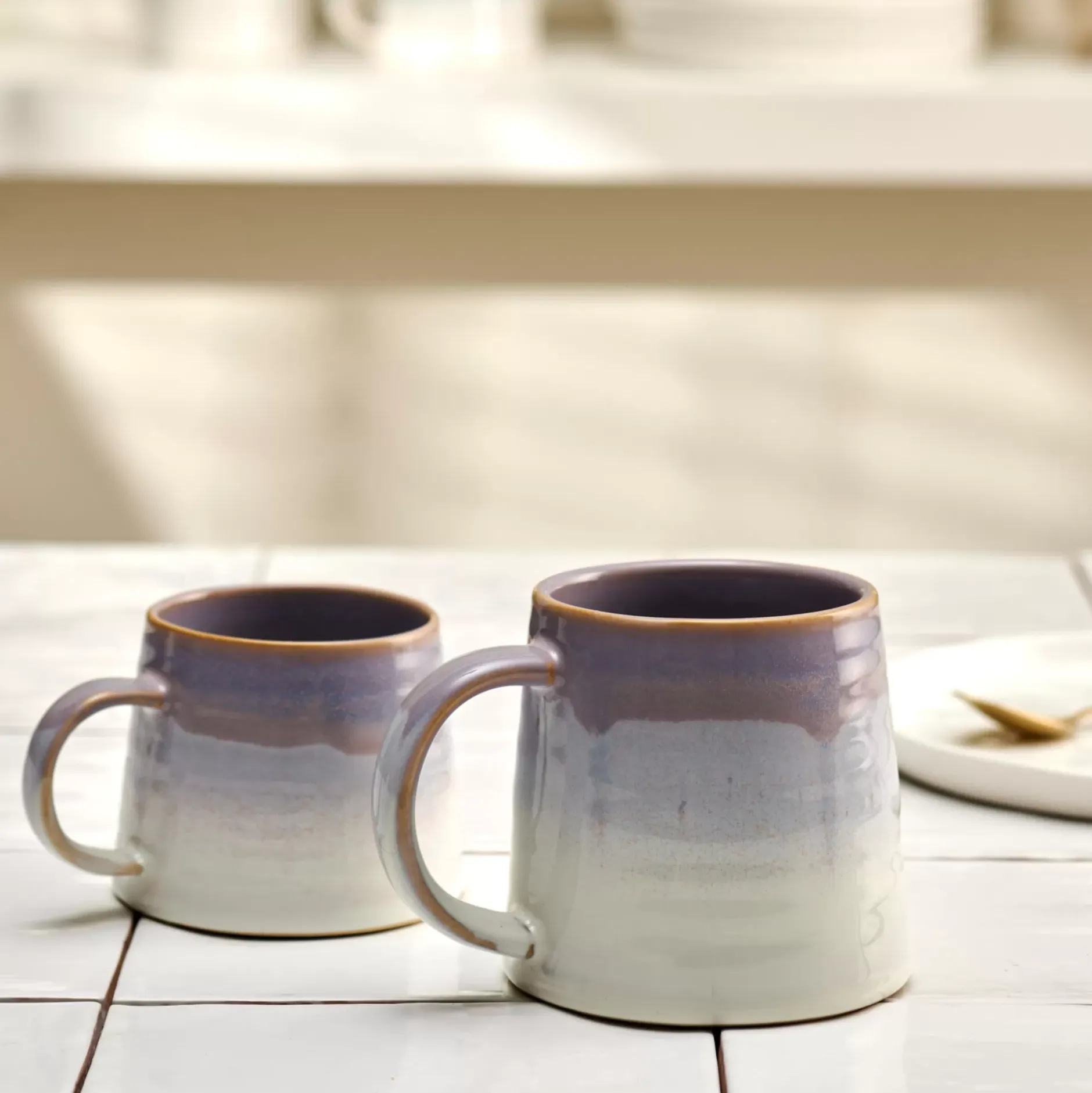 CASA Cora Taza Verde, Morado| Tacitas