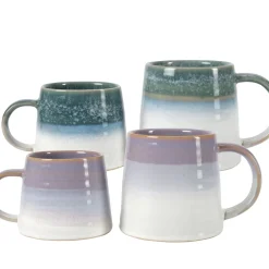 CASA Cora Taza Verde, Morado| Tacitas