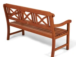 CASA Cros Banco Ancho Asiento: 131Cm| Bancos De Jardín